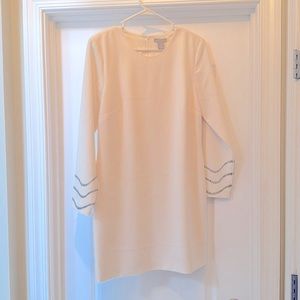 H&M beautiful cream dress, size 10